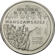 9503 2 zł 75. rocznica Bitwy Warszawskiej - mennicze z woreczka menniczego