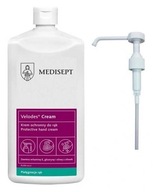 Velodes CREAM + pompka Krem do rąk 500ml Medisept