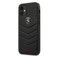 Oryginalne Etui Case Pokrowiec Ferrari do iPhone 12 mini 5,4" czarny