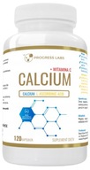 Progress Labs Calcium + Vitamín C Vápnik Správna mineralizácia kostí