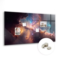 Magnetická foto tabuľa pre vedu a vzdelávanie Svet hviezdy vesmír 120x60 cm