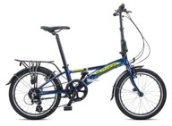 Rower miejski AUTHOR SIMPLEX granatowy 2025 + eBon 80