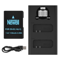Ładowarka Dwukanałowa Newell + Bateria Akumulator EN-EL14 do Nikon + Kabel