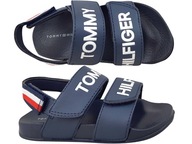 TOMMY HILFIGER SANDAŁY SANDAŁKI DZIECIĘCE NA RZEP