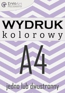 WYDRUK DRUK DRUKOWANIE KSERO kolor kolorowy 10 stron format A4