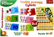 TREFL 30 EL. - EDUKACYJNE, TREFLIKI POZNAJĄ CYFERKI [PUZZLE]