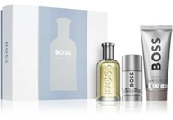 ZESTAW PERFUMY HUGO BOSS BOTTLED NO.6 SZARY 100/100ml ŻEL + SZTYFT 75ml