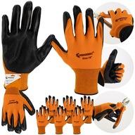 Rękawice Ochronne Rozmiar 10 L Rękawiczki Ogrodowe Robocze Zestaw 3 pary
