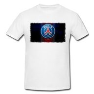 KOSZULKA T-SHIRT DZIECIĘCA BIAŁA [2XS] 104CM PSG F.C + GRATIS TEKST