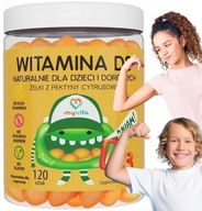 ŽELÁ NATURAL MyVita Vitamín D3 Kids 1000iu pre deti 120 ks