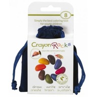 Pastelky Crayon Rocks v zamatovom sáčku - 8 kol