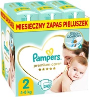 PAMPERS PIELUCHY ROZMIAR 2 (4-8 kg) - 240 SZTUK