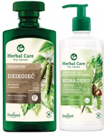 HERBAL CARE SZAMPON DZIĘGIEĆ + HERBALCARE ŻEL DO HIGIENY INTYMNEJ KORA DĘBU