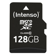 Intenso MicroSDXC - Karta pamięci 128 GB Class 10 40 MB/s z adapterem