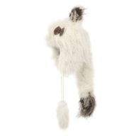 Ciepła zimowa czapka zwierzak Kot 8XS polar