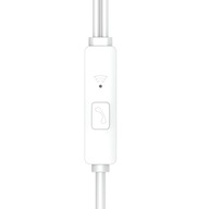 słuchawki przewodowe USB-C dokanałowe białe