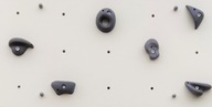 Detská lezecká stena BIELA 100x50 + 5 detských úchopových kameňov