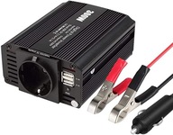 Autós inverter elektromos inverter 12V 220V 300W Sinus LED 2xUSB