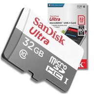 Karta pamięci SanDisk 32GB microSDHC Ultra 80MB/s