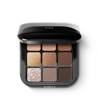 KIKO MILANO Glamour Multi Finish paleta 9 cieni do powiek 01 Earth Tones