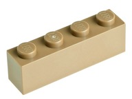 LEGO Klocek zwykły 1x4 3010 dark tan - 4 szt.