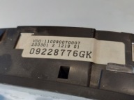 dials clock ASTRA G 2.2 B 09228776GK