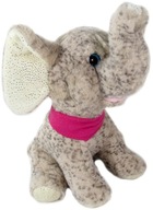 Slůně s růžovým šátkem Slon - 19 Cm