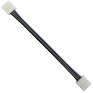 Złącze kątowe do taśm LED RGBW 10mm 5 pin dwustronne 12-24V DC 3A Polux