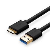 KABEL USB 3.0 - MICRO USB 3.0 UGREEN 2M - CZARN