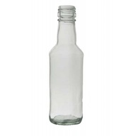 10x Butelka szklana 0,2L 200 ml z zakrętkami - na wódkę nalewki soki
