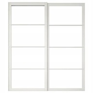 IKEA PAX Obudowa drzwi przesuwane białe 200x236 cm