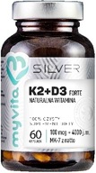 MyVita Silver naturalna witamina K2+D3 forte 4000 60 kapsułek