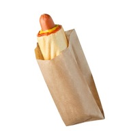 Papierová taška hot-dog sivá 190x70x40, 1000ks