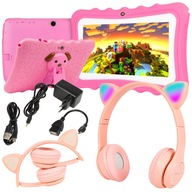 Tablet Blow KidsTAB7 7" 2 GB / 32 GB ružový + Bezdrôtové slúchadlá na uši Afnue Slúchadlá pre viacfarebné podsvietenie