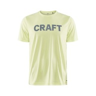 Tréningové tričko krátky rukáv Craft žltá