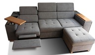 Sofa 3osobowa sofa do salonu Luksor Relax + barek