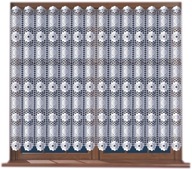 Žakárová záclona vzor 668d16 v. 120cm (z nosníka)