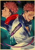 30x40 Obraz plagát Anime Jujutsu Kaisen HD Canva na umeleckú stenu