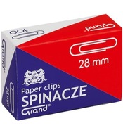 Spinacz biurowy Grand 28mm okrągły 100szt