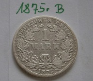 1 marka 1875 r, literka B , NIEMCY