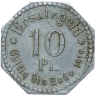 + Stettin - Szczecin - NOTGELD - 10 Pfennig 1917 - cynk - STAN !