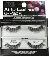 Strip Lashes 6-Pack Demi Wispies 6 par sztucznych rzęs Black