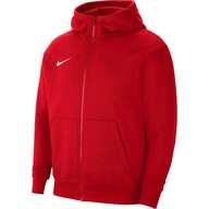 Bluza dla dzieci Nike Park 20 Fleece Full-Zip Hoodie czerwona CW6891 657 XL