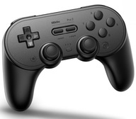 BEZDRÁTOVÝ HERNÍ OVLADAČ 8BitDo BLUETOOTH PRO2 GAMEPAD ČERNÝ + KABEL