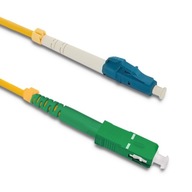 Qoltec Patchcord światłowodowy LC/UPC - SC/APC | Singlemode | 9/125 | 1m