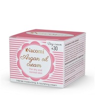 Nacomi Argan Oil Cream arganový krém pre suchú a normálnu pleť 30+ na