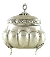 Cukiernica srebrna w formie puszki, pr. 830 Niemcy