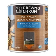 Drewnochron SZARY 0,75L Impregnat Extra drewna do