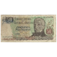 Banknot, Argentina, 50 Pesos, Undated (1976-78), K