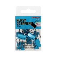 Klipsy klipy do papieru 19mm niebieskie - 15szt.